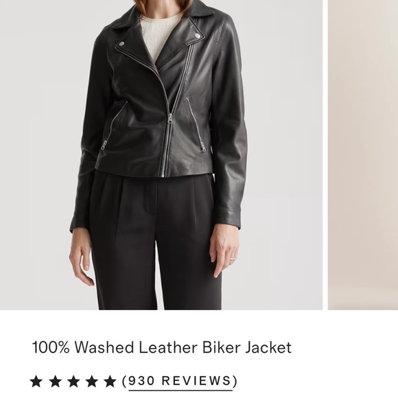 Quince Leather Jacket - Picture 5 of 8